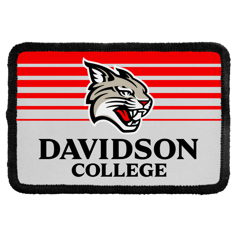 Davidson College Officially Licensed Cloth Patch Rectangle