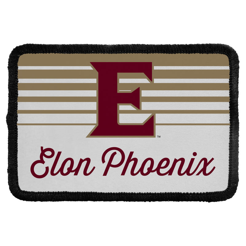 Elon University Officially Licensed Cloth Patch Rectangle
