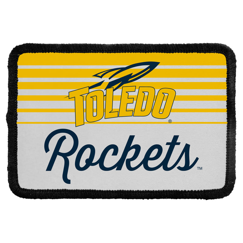 Toledo Rockets Officially Licensed Cloth Patch Rectangle