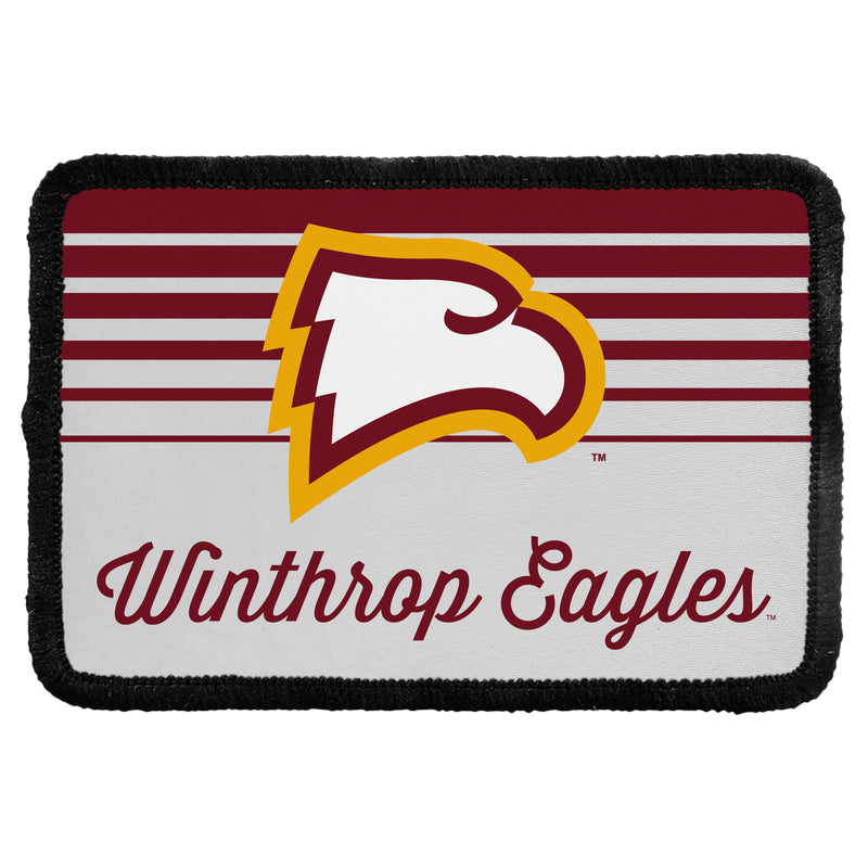 Winthrop University Officially Licensed Cloth Patch Rectangle