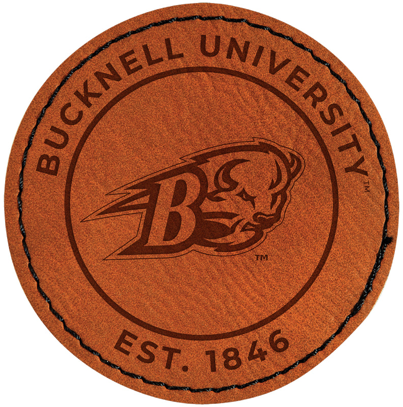 Bucknell University Bison Officially Licensed Circular or Hexagonal Patch