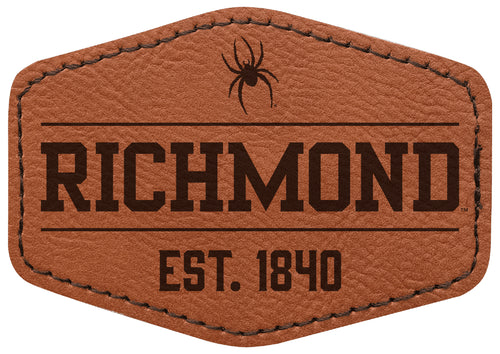 Richmond Spiders Officially Licensed Hexagonal Leatherette Patch