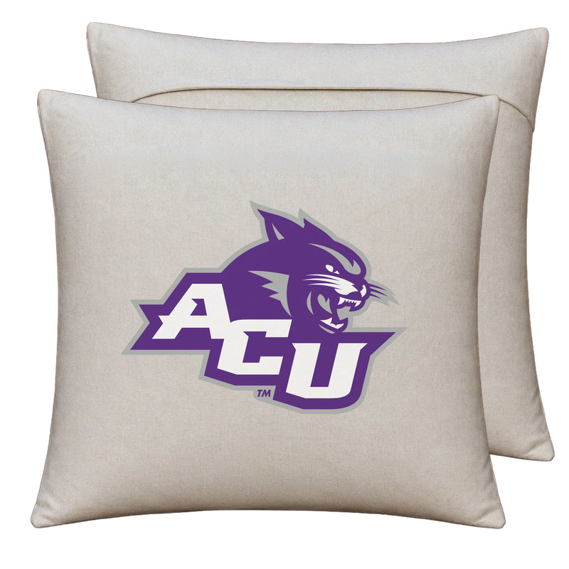 Abilene Christian University Officially Licensed 18" x 18" Throw Pillow Cover – Logo Design