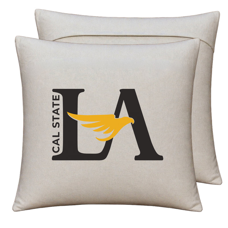 California State University Los Angeles Officially Licensed 18" x 18" Throw Pillow Cover – Logo Design