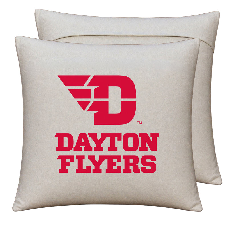 Dayton Flyers Officially Licensed 18" x 18" Throw Pillow Cover – Logo Design