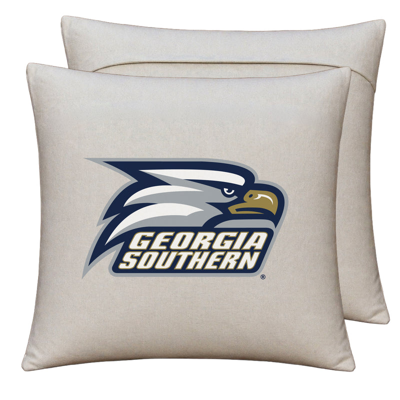 Georgia Southern Eagles Officially Licensed 18" x 18" Throw Pillow Cover – Logo Design