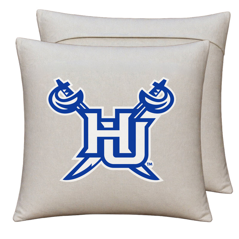 Hampton University Officially Licensed 18" x 18" Throw Pillow Cover – Logo Design