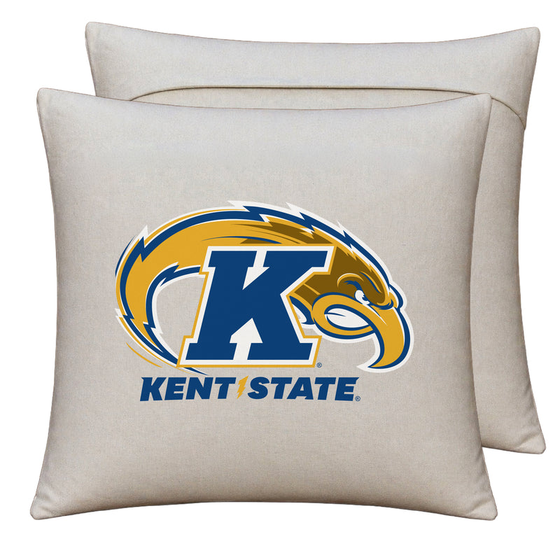 Kent State University Officially Licensed 18" x 18" Throw Pillow Cover – Logo Design
