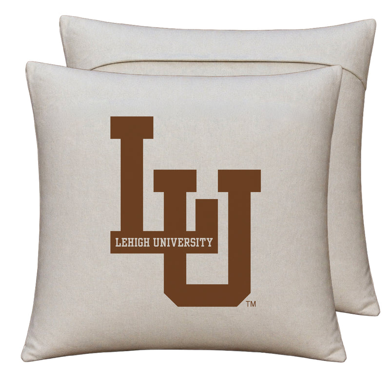Lehigh University Mountain Hawks Officially Licensed 18" x 18" Throw Pillow Cover – Logo Design