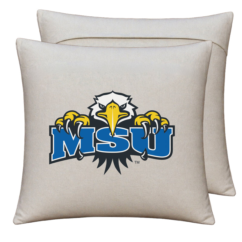 Morehead State University Officially Licensed 18" x 18" Throw Pillow Cover – Logo Design