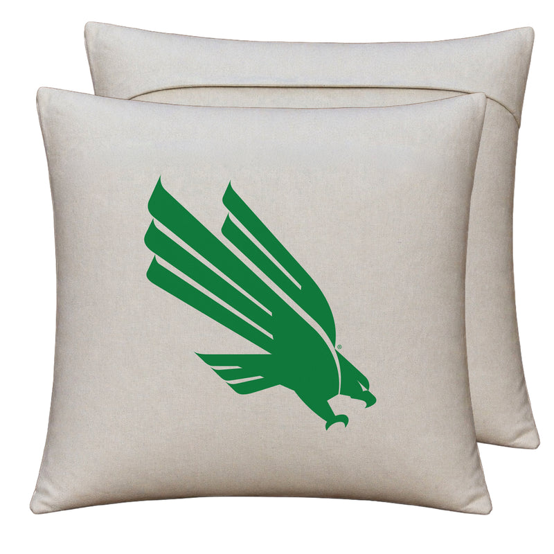 North Texas Officially Licensed 18" x 18" Throw Pillow Cover – Logo Design