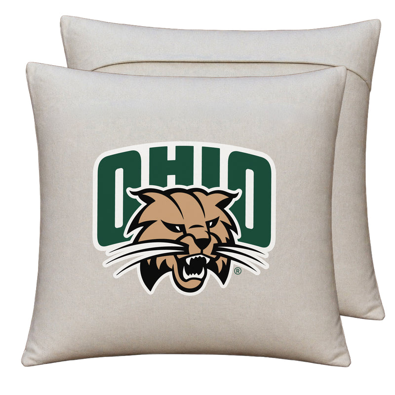 Ohio University Officially Licensed 18" x 18" Throw Pillow Cover – Logo Design