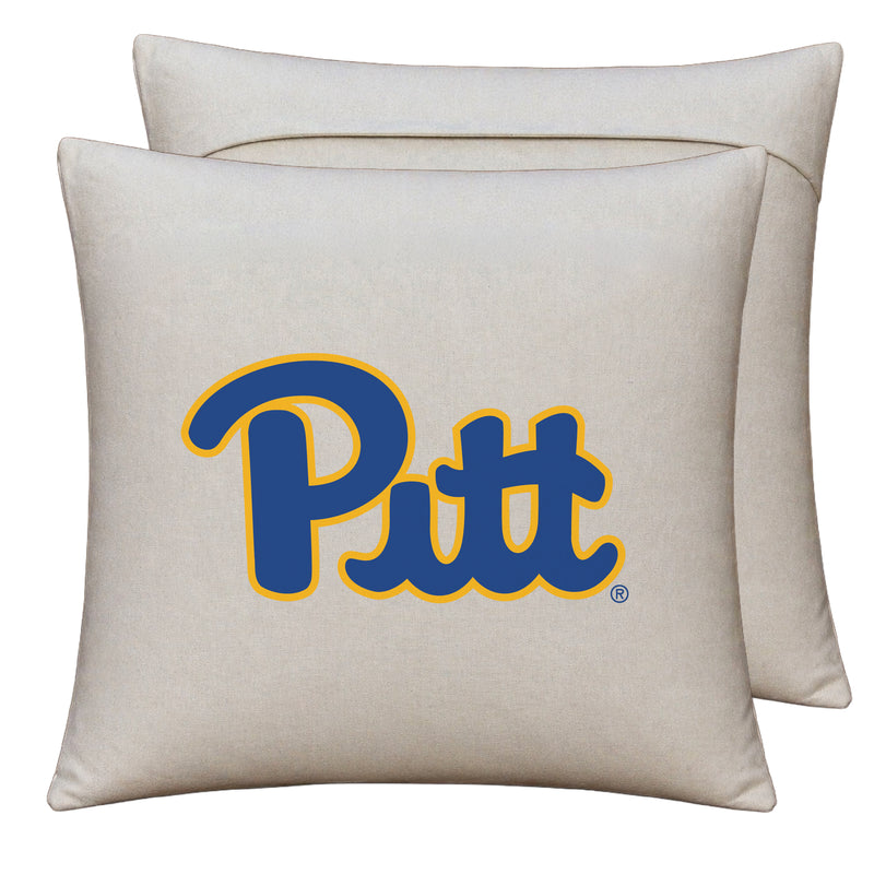 Pittsburgh Panthers Officially Licensed 18" x 18" Throw Pillow Cover – Logo Design
