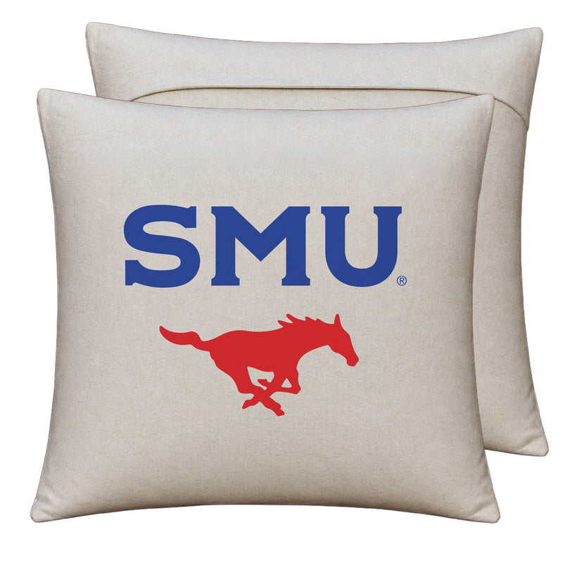 Southern Methodist University Officially Licensed 18" x 18" Throw Pillow Cover – Logo Design