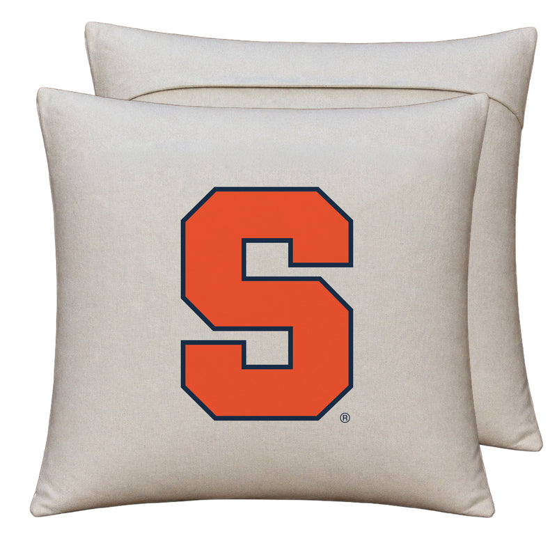 Syracuse Orange Officially Licensed 18" x 18" Throw Pillow Cover – Logo Design