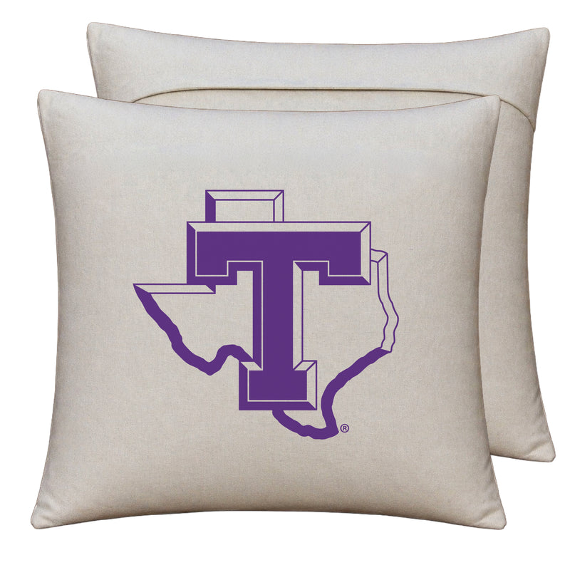 Tarleton State University Officially Licensed 18" x 18" Throw Pillow Cover – Logo Design
