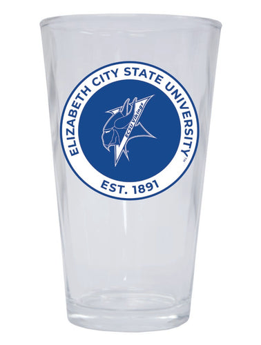 Elizabeth City State University 16 oz Pint Glass Circle Design Officially Licensed Collegiate Product Single