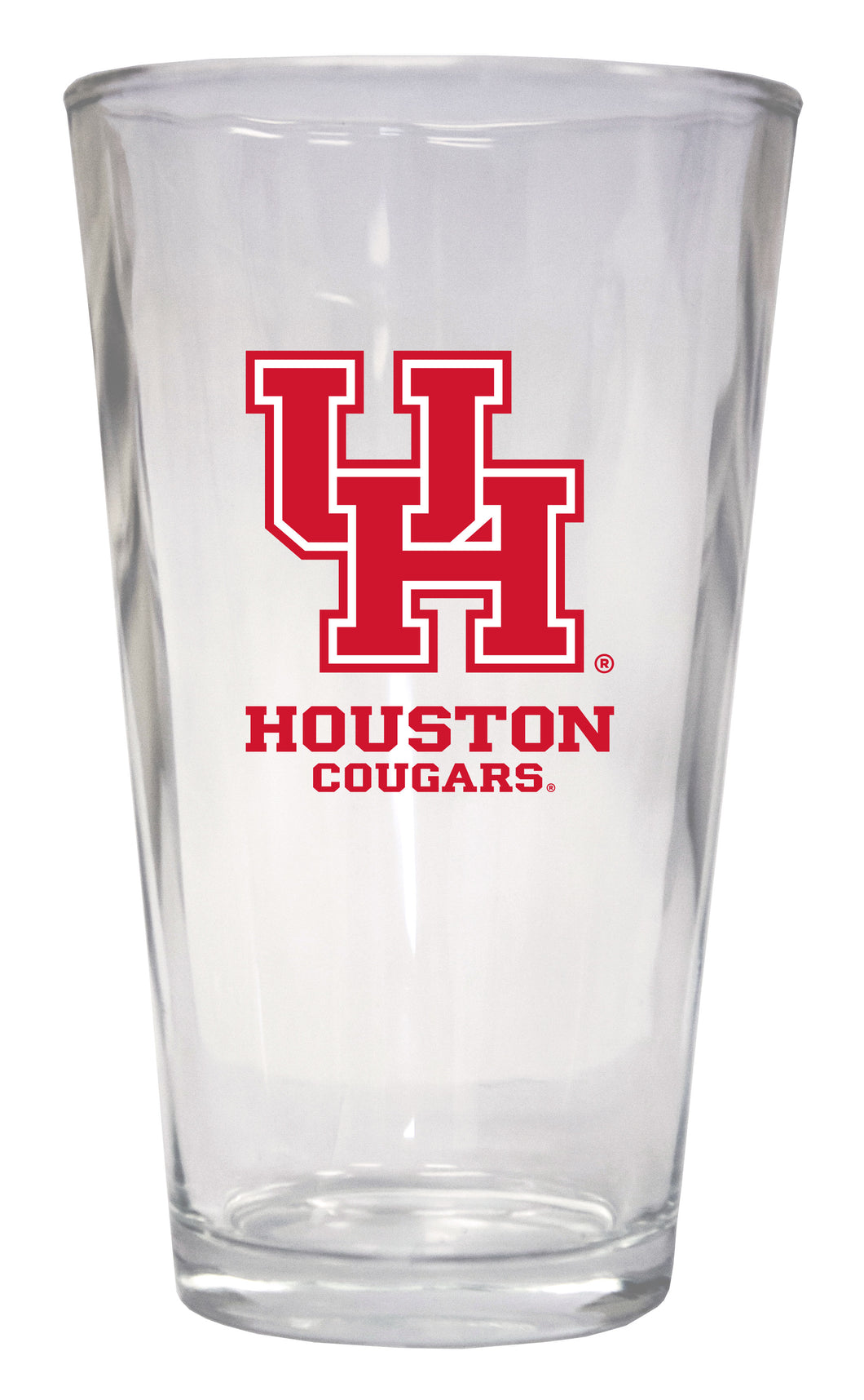 University of Houston 16 oz Pint Glass Officially Licensed Collegiate Product 2-Pack