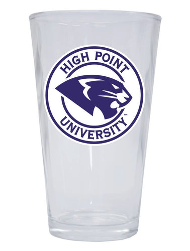 High Point University 16 oz Pint Glass Circle Design Officially Licensed Collegiate Product Single