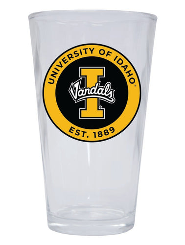 Idaho Vandals 16 oz Pint Glass Circle Design Officially Licensed Collegiate Product Single