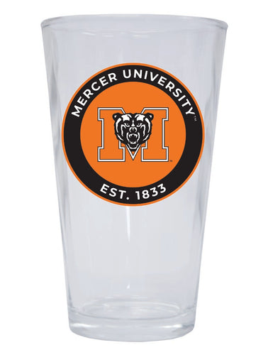 Mercer University 16 oz Pint Glass Circle Design Officially Licensed Collegiate Product Single