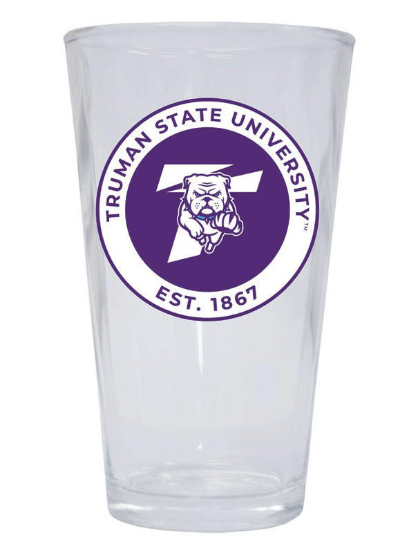 Truman State University 16 oz Pint Glass Circle Design Officially Licensed Collegiate Product 2-Pack