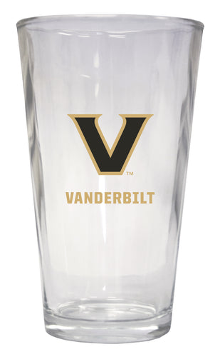 Vanderbilt University 16 oz Pint Glass Officially Licensed Collegiate Product Single