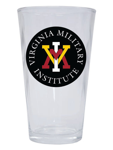 VMI Keydets 16 oz Pint Glass Circle Design Officially Licensed Collegiate Product 4-Pack