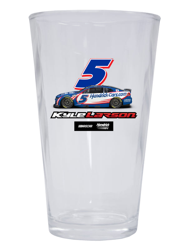 Kyle Larson - Hendricks Cars.com #5 Nascar Offic. Licensed 16 oz Pint Glass