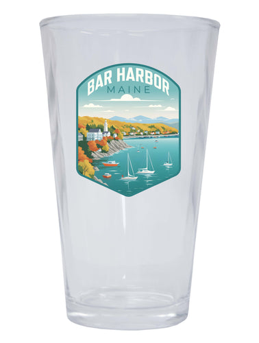Bar Harbor Maine Design A Souvenir 16 oz Pint Glass 4-Pack