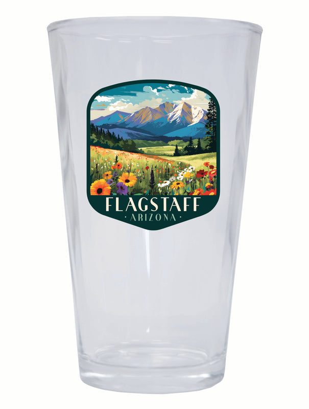 Flagstaff Arizona Design C Souvenir 16 oz Pint Glass 4-Pack