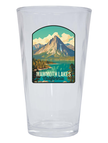Mammoth Lakes California Design A Souvenir 16 oz Pint Glass 4-Pack