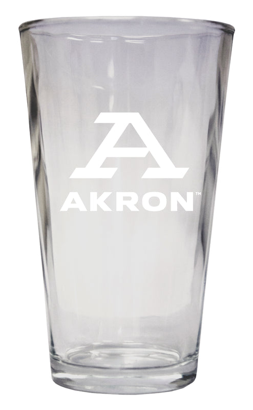 Akron Zips Officially Licensed 16 oz Pint Glass Engraved 
