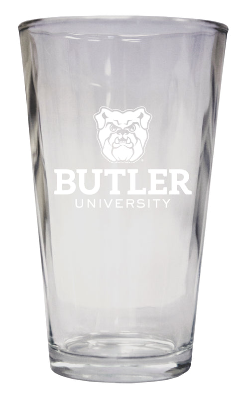Butler Bulldogs Officially Licensed 16 oz Pint Glass Engraved 