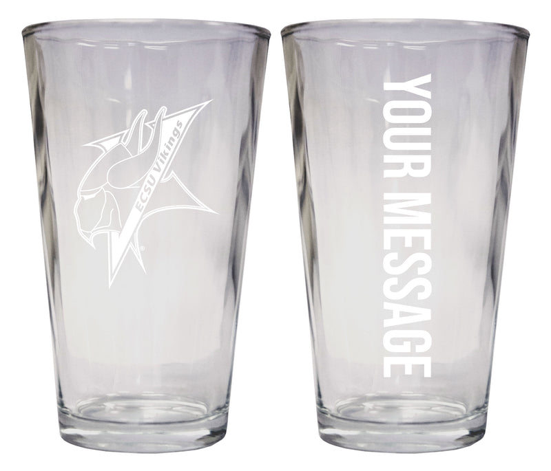Elizabeth City State University Officially Licensed 16 oz Pint Glass Engraved – Customizable Drinkware 