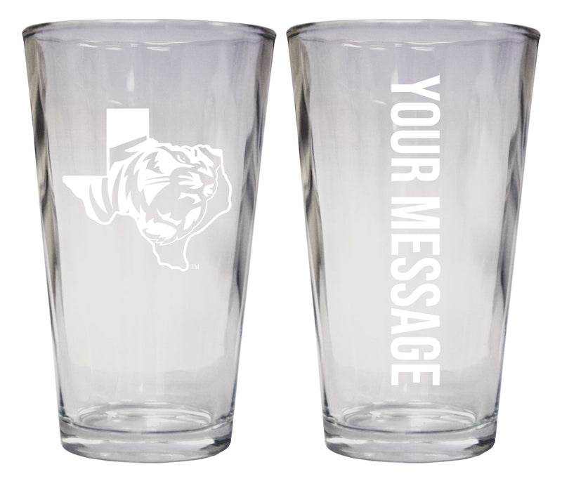 East Texas Baptist University Officially Licensed 16 oz Pint Glass Engraved – Customizable Drinkware 