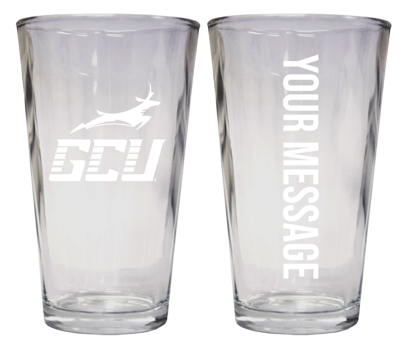 Grand Canyon University Lopes Officially Licensed 16 oz Pint Glass Engraved – Customizable Drinkware 