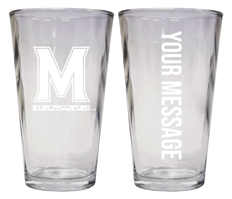 Maryland Terrapins Officially Licensed 16 oz Pint Glass Engraved – Customizable Drinkware 