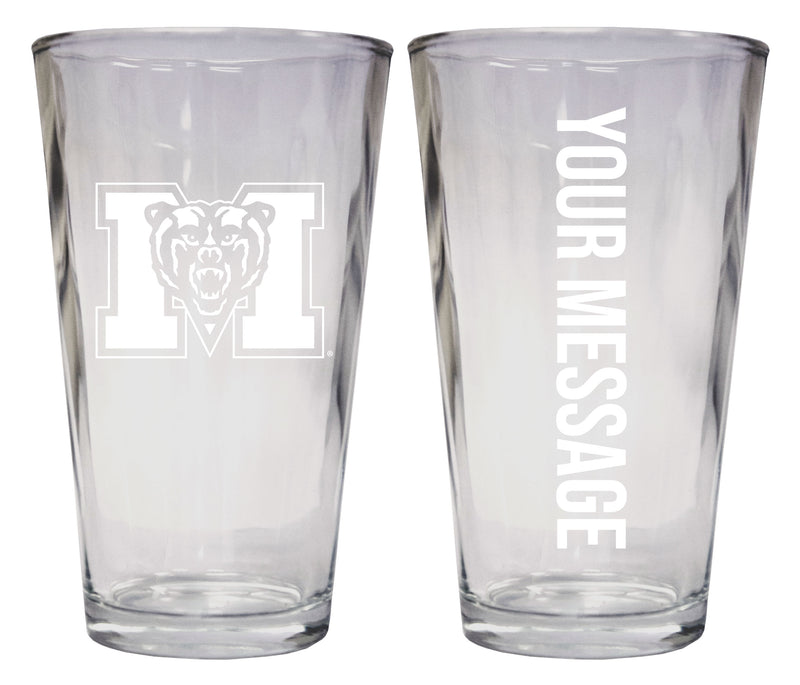 Mercer University Officially Licensed 16 oz Pint Glass Engraved – Customizable Drinkware 