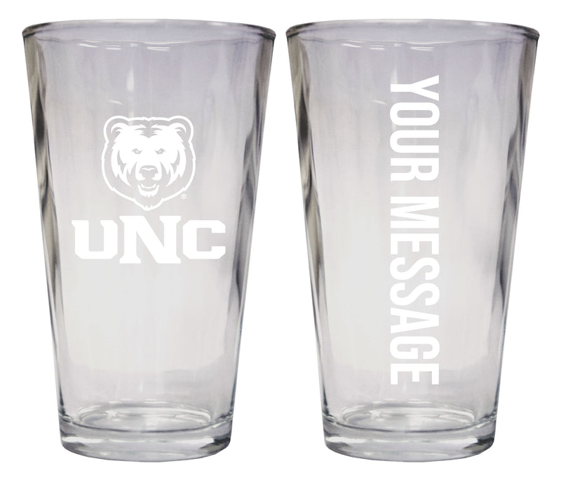 Northern Colorado Bears Officially Licensed 16 oz Pint Glass Engraved – Customizable Drinkware 