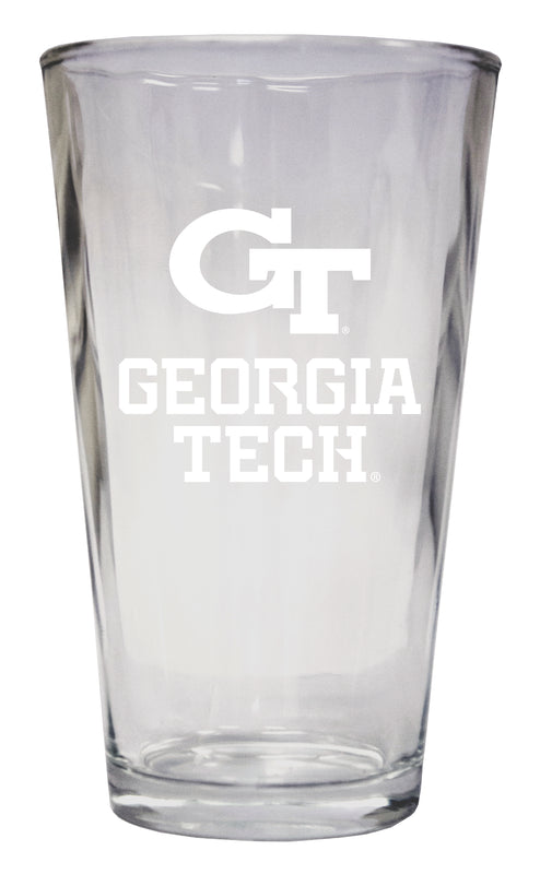 Georgia Tech Yellow Jackets Officially Licensed 16 oz Pint Glass Engraved 