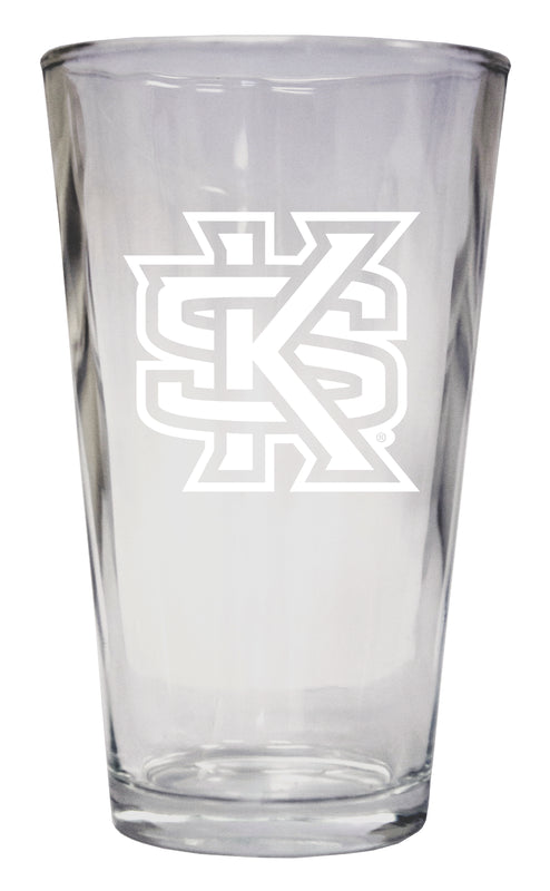 Kennesaw State University Officially Licensed 16 oz Pint Glass Engraved 