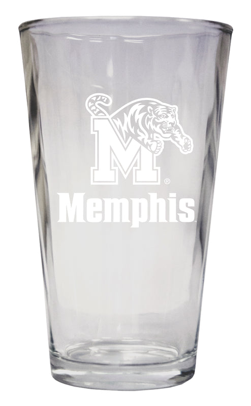 Memphis Tigers Officially Licensed 16 oz Pint Glass Engraved 