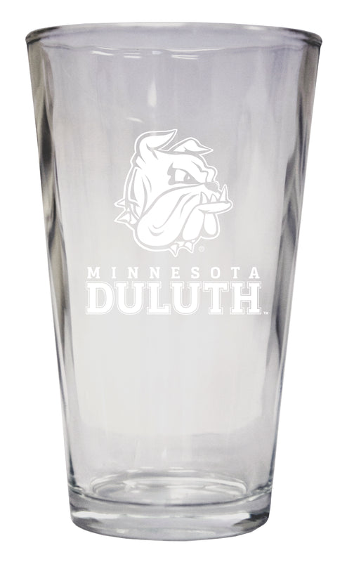 Minnesota Duluth Bulldogs Officially Licensed 16 oz Pint Glass Engraved 