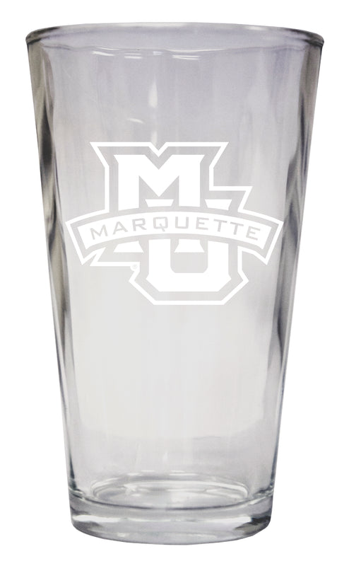 Marquette Golden Eagles Officially Licensed 16 oz Pint Glass Engraved 