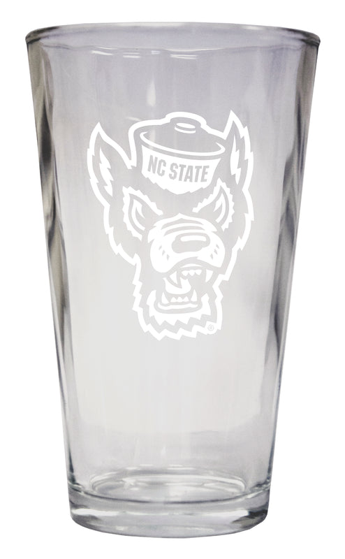 NC State Wolfpack Officially Licensed 16 oz Pint Glass Engraved 