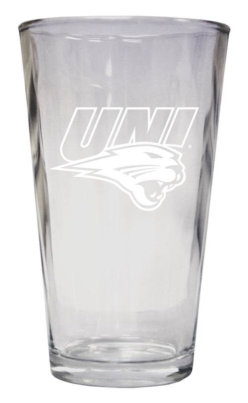 Northern Iowa Panthers Officially Licensed 16 oz Pint Glass Engraved 