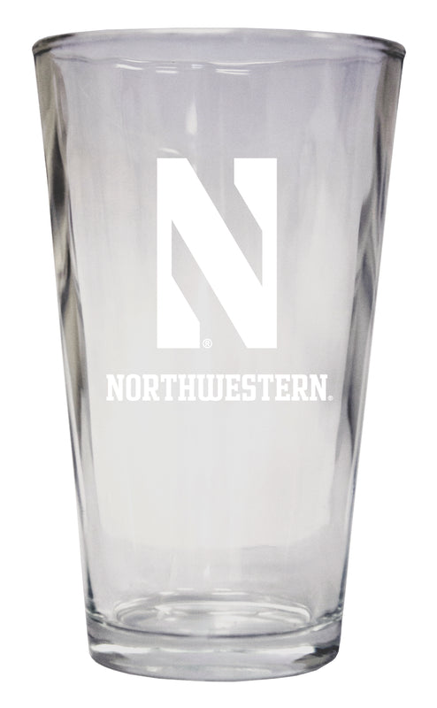 Northwestern University Wildcats Officially Licensed 16 oz Pint Glass Engraved 