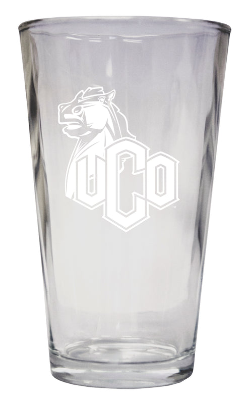 University of Central Oklahoma Bronchos Officially Licensed 16 oz Pint Glass Engraved 