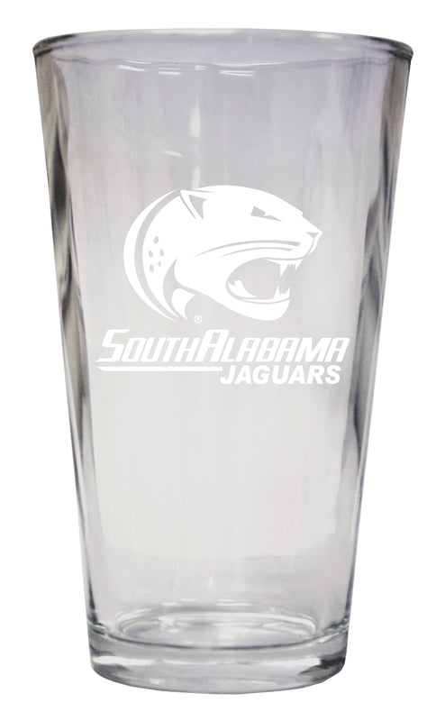 University of South Alabama Officially Licensed 16 oz Pint Glass Engraved 